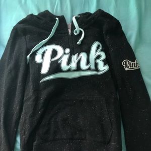 PINK quarter zip hoodie
